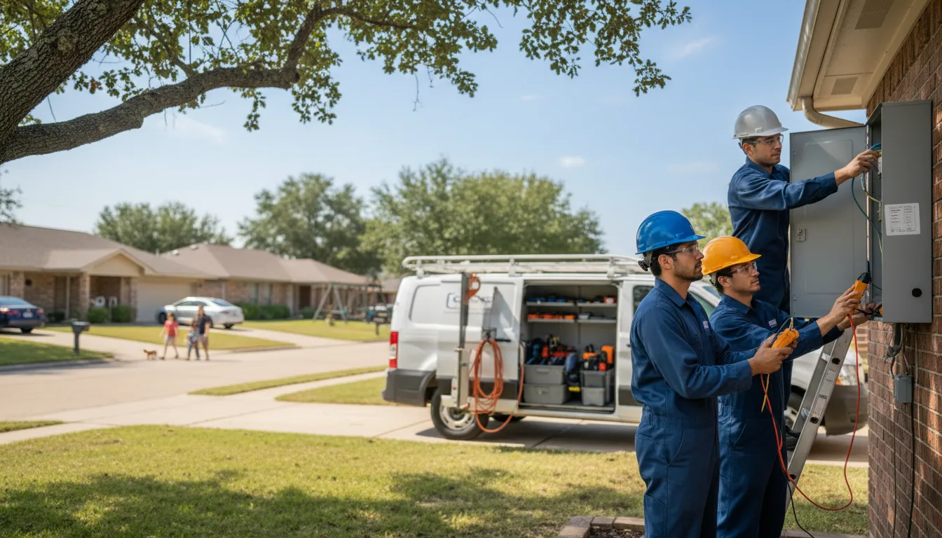 Certified electrician providing emergency electrical services in Broadbent, OR